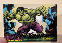 John Romita SR Signed  Hulk Marvel Comics Trading Card