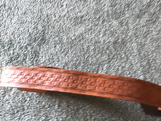 GWG leather belt new never worn . in Other in La Ronge - Image 2