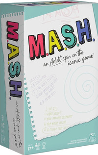 MASH, Fortune Telling Adult Party Game, for Ages 17 and up