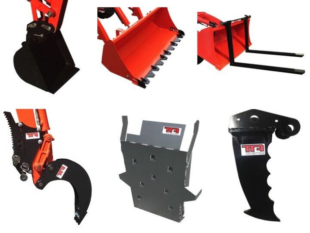 BUCKETS, FORKS, TOOTH BAR, HITCH, ... KUBOTA in Other in City of Halifax