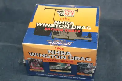 Pro Set Racing 1992 NHRA Winston Drag Racing Trading Cards Sealed box of NHRA Drag Racing Trading Ca...