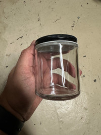 Glass jar / candle jar 8oz