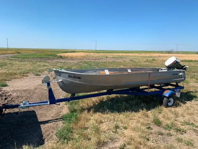 Sea Nymph 14 ft Aluminum Boat in Powerboats & Motorboats in Moose Jaw - Image 3