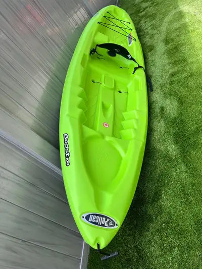 10 foot sit on top pelican kayak. $549 new at Canadian tire. In great shape. Adjustable back rest. G...