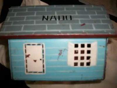 Vintage Metal House Bank, View more