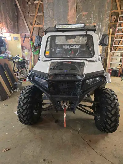 Selling my 2012 polaris rzr 800, glass windshield with wiper, steel roof and doors, full inclosed, h...