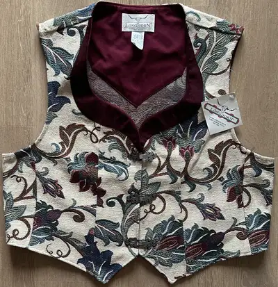 [Vintage] Longhorn Western New w/Tags Women’s Vest - XL, View more