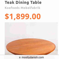 Danish Teak Table for sale 