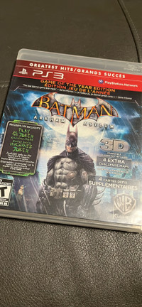 Batman Arkham Asylum Game of the Year Edition - cib - PS3 