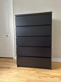 Sale Pending IKEA MALM 6-Drawer Chest Dresser Excelent Condition
