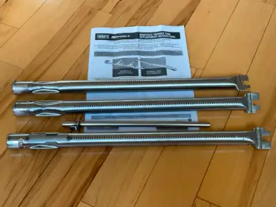 3 brand new burners for Weber Spirit 310, 320 Barbecue. Never used or installed. Asking $35 for all...