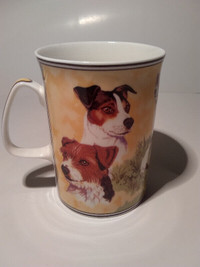 New Fine Arts Bone China England Mug/ Cup Jack Russell Terrier