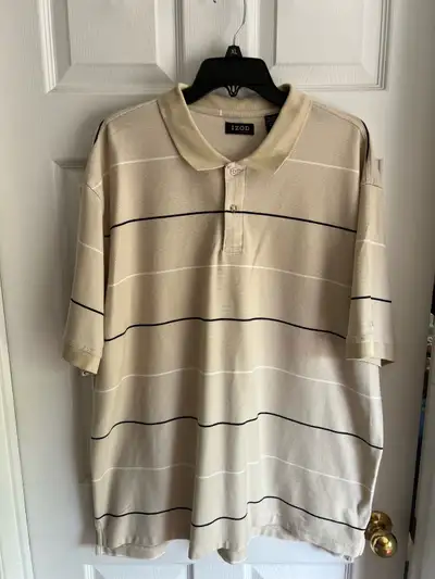 Mens IZOD stripe polo Size XXL, View more