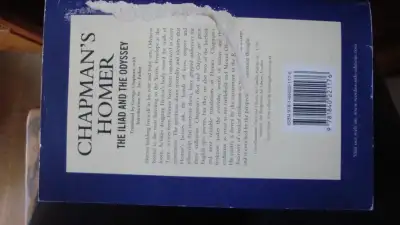 CHAPMAN'S HOMER THE ILIAD AND THE ODYSSEY P/U QUEENSLAND SE, View more