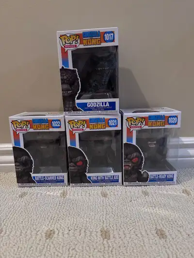 Godzilla Vs. Kong Funko Pops, View more
