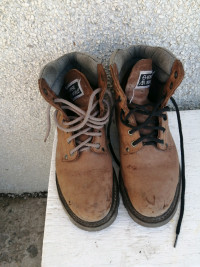 Leather Work world thinsulate men's steel toed work boots size 7