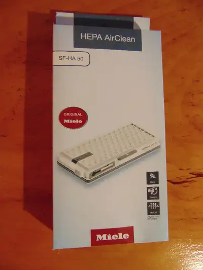 New, never used Miele Hepa Air Clean Filter SF-HA 50 for Miele Vacuum