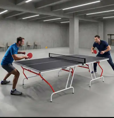 Brand New Ping Pong Table – Full Size (9' x 5') – Still in Box, View more