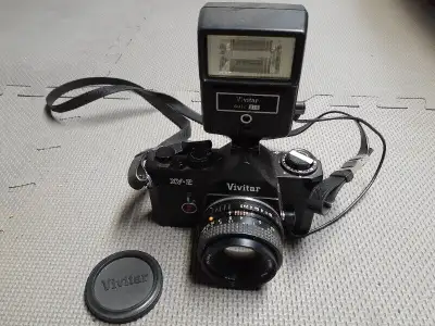 Caméra Vivitar XV-2 et Flash Auto 215  #725, View more