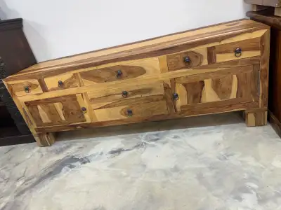 Buffet bois de rose naturel, Bahut palissandre,meuble télévision, View more