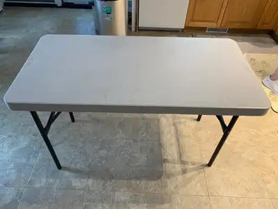 Costco folding tables for sale 4 Ftx2 Ft, used, View more