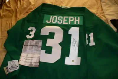 curtis joseph signed st. pats vintage ccm jersey, View more