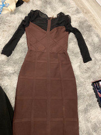 Brown dress 