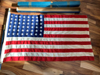 Vintage 48 Star Dettras BULL DOG American Flag (3 x 5 feet)
