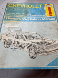 HAYNES 1980- 1985 CHEVROLET CITATION REPAIR MANUAL M1556