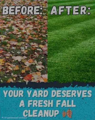 fall cleanup/ landscaping/ lawn care, View more