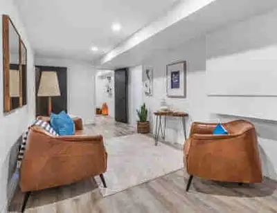 SALE! Structube 100% Leather Sofa & Chair, View more