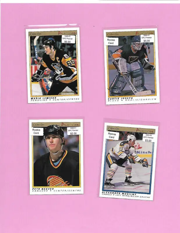 Hockey Cards: 1990-91 OPC Premier (Stars, Rookies & Commons) in Arts & Collectibles in Bedford - Image 9
