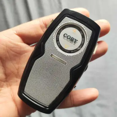 COBY CX83 AM FM Pocket Radio With Mini Stereo, View more