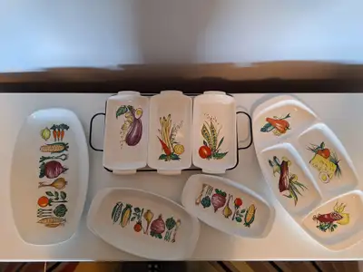 Retro Villeroy &Boch 7 piece Appie set Primabell Vggie design, View more