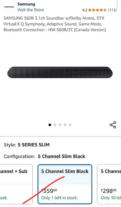 Samsung 200-Watt 5.0 Channel Dolby Atmos Sound Bar FROM $230!!, View more