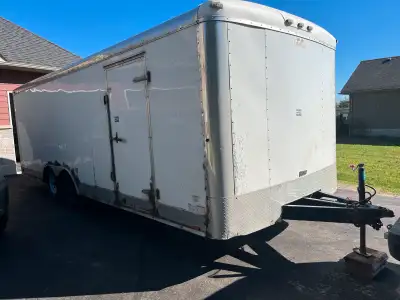 2015 8x22 cargomate fully enclosed trailer. Can be used to haul your car, 4 sleds, 4-6 atvs etc. Tra...