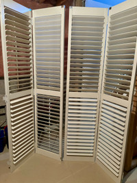 Excellent condition Wooden patio California shutters