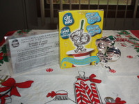 ~ Dr. Seuss The Cat In The Hat Silver Plated Christmas Ornaments