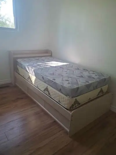 Twin Bed & Mattress, View more