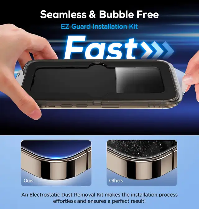 UARMOR HD Clear Screen Protector, 9H Tempered Glass - NEW in Cell Phones in Kitchener / Waterloo - Image 5