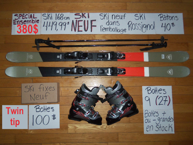 Ensembles de ski alpin TWIN TIP 150 160 166 170 171 176 cm dans Ski  à Trois-Rivières - Image 3