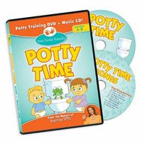 Potty Time DVD/CD set-Very good condition + 3 baby books