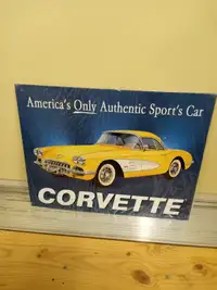 Corvette wall sign