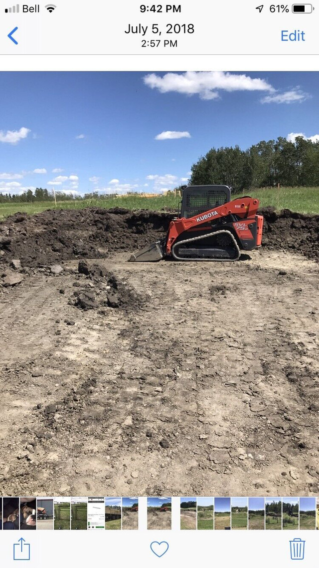 Tracked Skidsteer Rental  $300 a day.  in Excavation, Demolition & Waterproofing in Edmonton - Image 2
