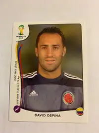 2014 Panini FIFA World Cup Stickers Brazil D.OSPINA#186 COLOMBIA