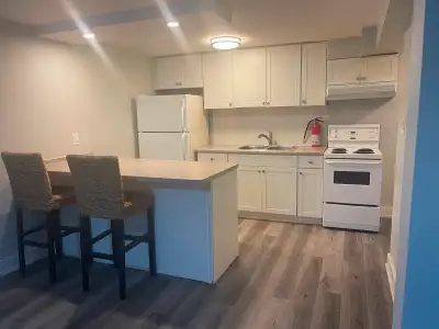 2 bedroom basement apartment. Closes to all amenities and schools. Utilities included, first and las...