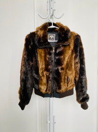 Gift River Island Brown Faux Fur Jacket Coat Kate  tory kors