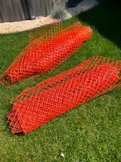 Clôture orange de sécurité en pvc, View more