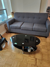 Sofa with center table