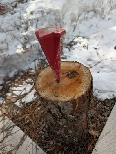 Manual log splitter